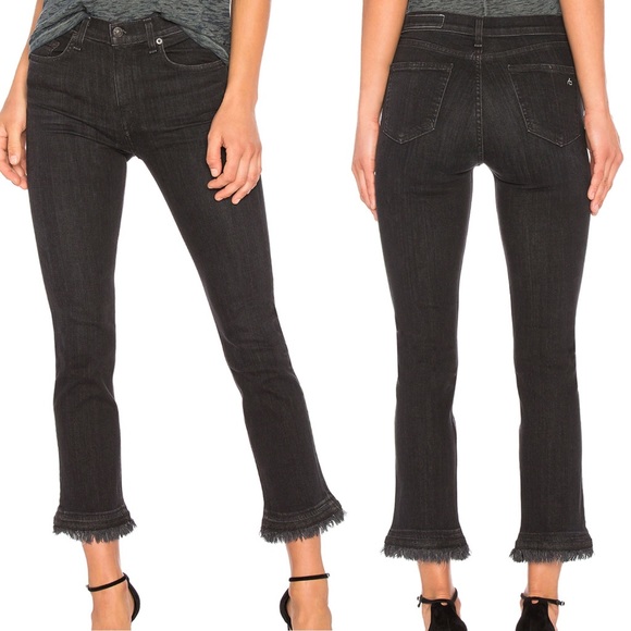 rag & bone • hana high waist crop flare jeans - Picture 2 of 8